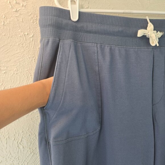 L.L. Bean Ultrasoft Sweatpants Plus Size 2X Blue Wide Leg Pull On Relaxed Fit - Picture 5 of 13